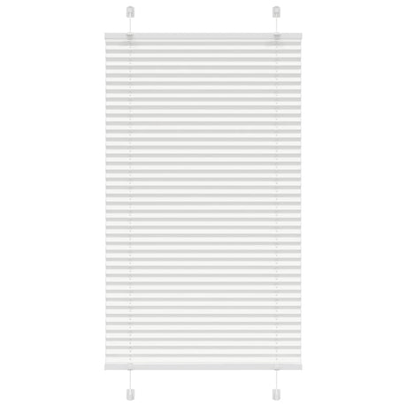 Vidaxl plissé rolgordijn 70x100 cm stofbreedte 69,4 cm polyester wit