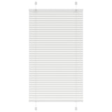 Vidaxl plissé rolgordijn 75x100 cm stofbreedte 74,4 cm polyester wit