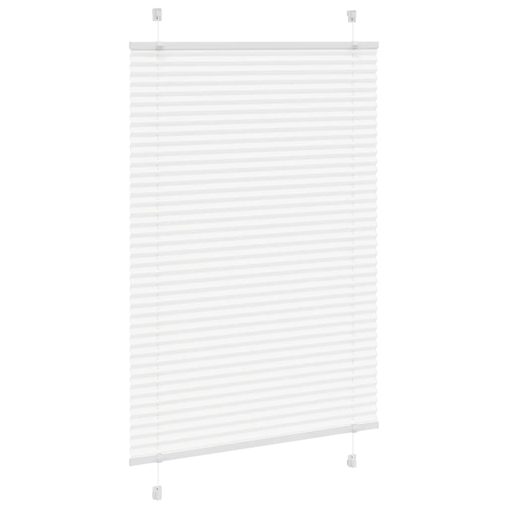 Vidaxl plissé rolgordijn 90x100 cm stofbreedte 89,4 cm polyester wit