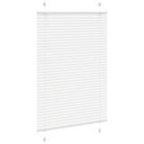 Vidaxl plissé rolgordijn 90x100 cm stofbreedte 89,4 cm polyester wit