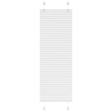 Vidaxl plissé rolgordijn 45x150 cm stofbreedte 44,4 cm polyester wit