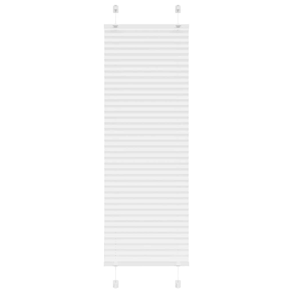 Vidaxl plissé rolgordijn 50x150 cm stofbreedte 49,4 cm polyester wit
