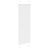 Vidaxl plissé rolgordijn 50x150 cm stofbreedte 49,4 cm polyester wit