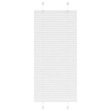 Vidaxl plissé rolgordijn 60x150 cm stofbreedte 59,4 cm polyester wit