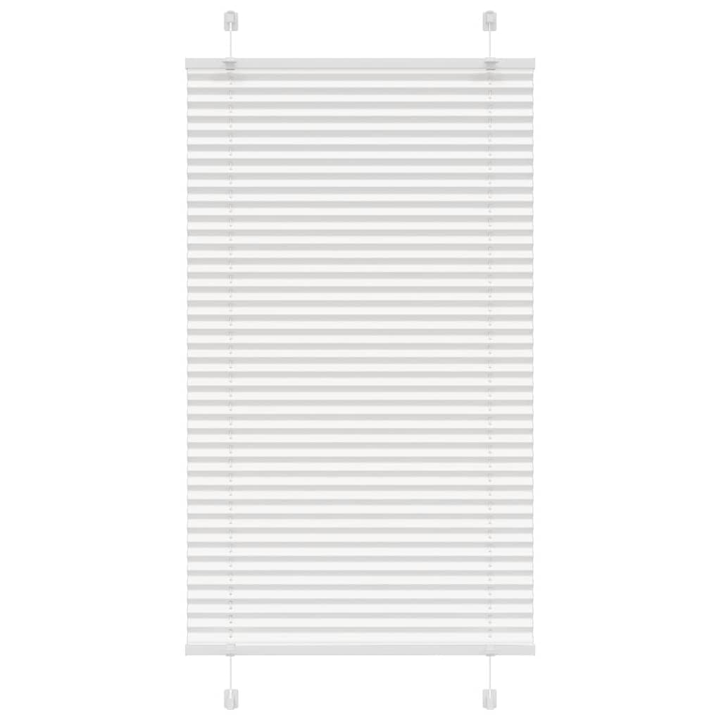 Vidaxl plissé rolgordijn 70x150 cm stofbreedte 69,4 cm polyester wit