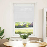 Vidaxl plissé rolgordijn 70x150 cm stofbreedte 69,4 cm polyester wit