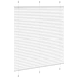 Vidaxl plissé rolgordijn 120x150 cm stofbreedte 119,4cm polyester wit