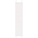 Vidaxl plissé rolgordijn 50x200 cm stofbreedte 49,4 cm polyester wit