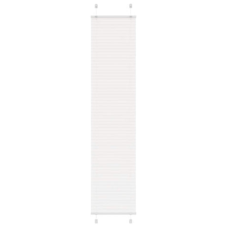Vidaxl plissé rolgordijn 50x200 cm stofbreedte 49,4 cm polyester wit