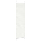 Vidaxl plissé rolgordijn 55x200 cm stofbreedte 54,4 cm polyester wit