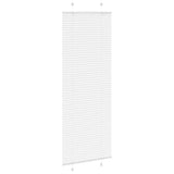 Vidaxl plissé rolgordijn 70x200 cm stofbreedte 69,4 cm polyester wit