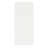 Vidaxl plissé rolgordijn 95x200 cm stofbreedte 94,4 cm polyester wit
