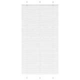 Vidaxl plissé rolgordijn 105x200 cm stofbreedte 104,4cm polyester wit