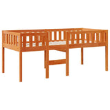 Vidaxl kinderbed zonder matras massief grenenhout wasbruin 90x190 cm