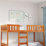 Vidaxl kinderbed zonder matras massief grenenhout wasbruin 90x190 cm