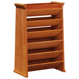 Vidaxx Gewürzbehälter 6-lagig 69x40x101,5 cm massives Kiefernholz, waschbraun