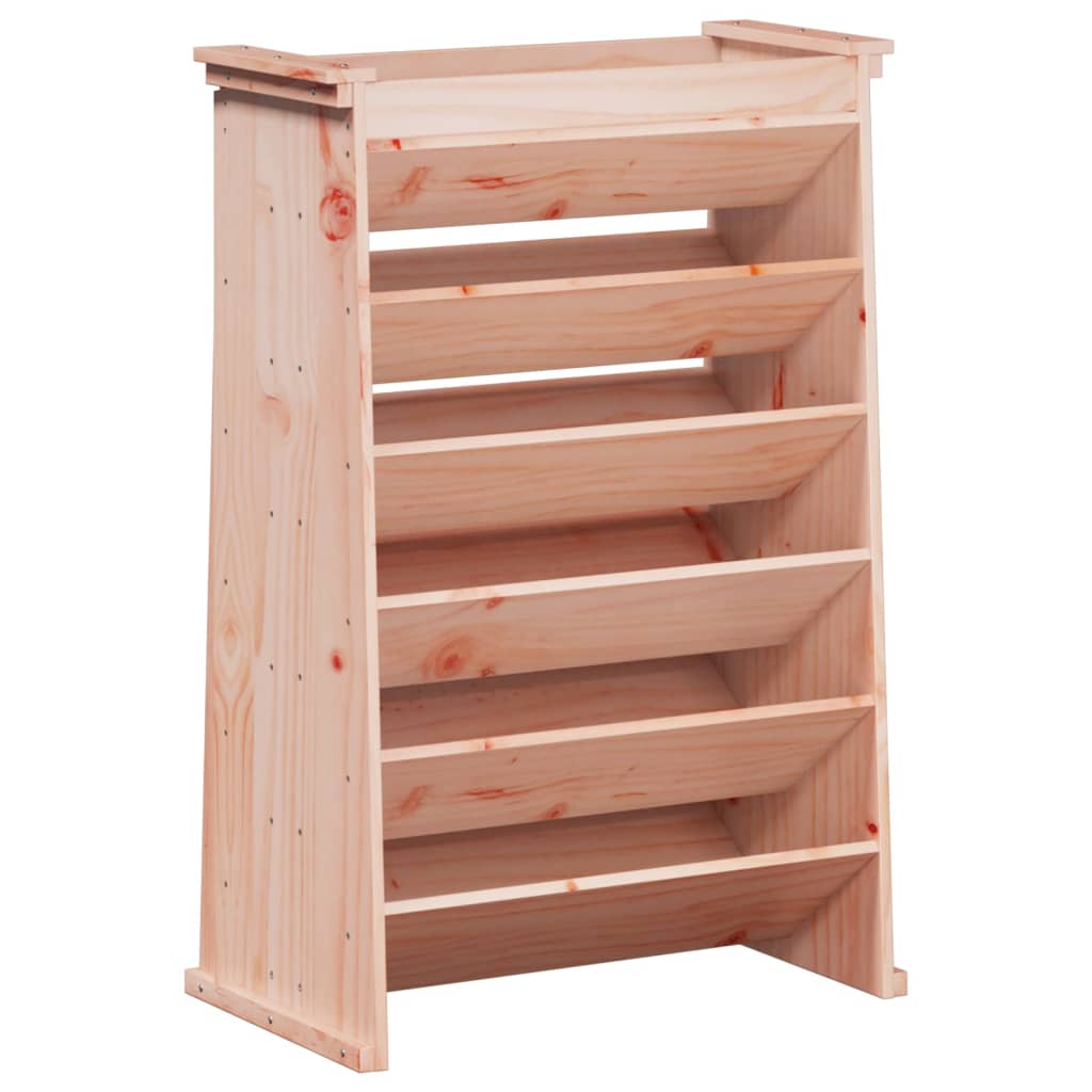 Vidaxx Kräuterbehälter 6-schichtig 69x40x101,5 cm massives Douglas-Holz