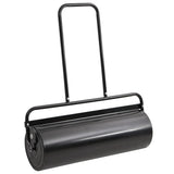 Vidaxl gazonroller trekbaar met beluchtingsklemmen 63 l ijzer en staal zwart