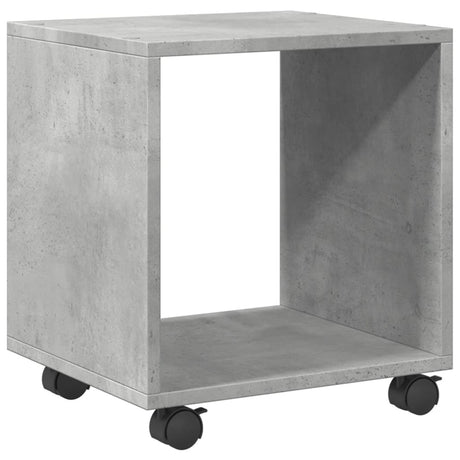 Vidaxl rolkast 37x33x42,5 cm bewerkt hout betongrijs