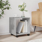 Vidaxl rolkast 37x33x42,5 cm bewerkt hout betongrijs