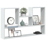 Vidaxl wandplank wit 99x15x60 cm bewerkt hout
