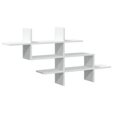 Vidaxl wandschap 124,5x18x60,5 cm bewerkt hout wit