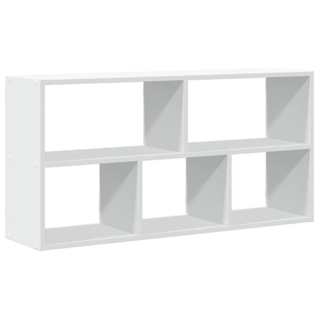 Vidaxl wandschap 100x25x50 cm bewerkt hout wit