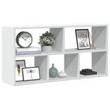 Vidaxl wandschap 100x25x50 cm bewerkt hout wit