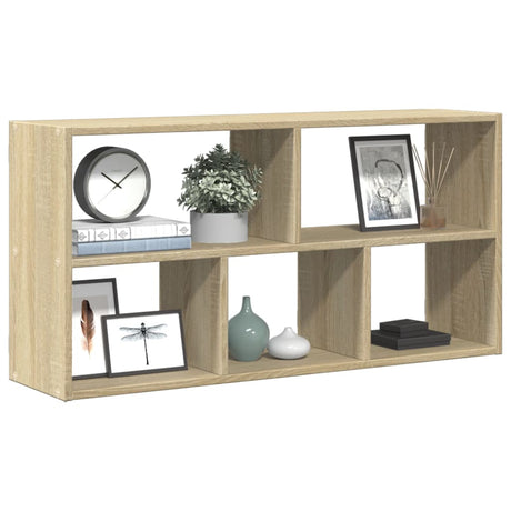 Vidaxl wandschap 100x25x50 cm bewerkt hout sonoma eikenkleurig