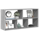 Vidaxl wandschap 100x25x50 cm bewerkt hout grijs sonoma eikenkleurig