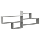 Vidaxl wandschap 167,5x18x68 cm bewerkt hout betongrijs