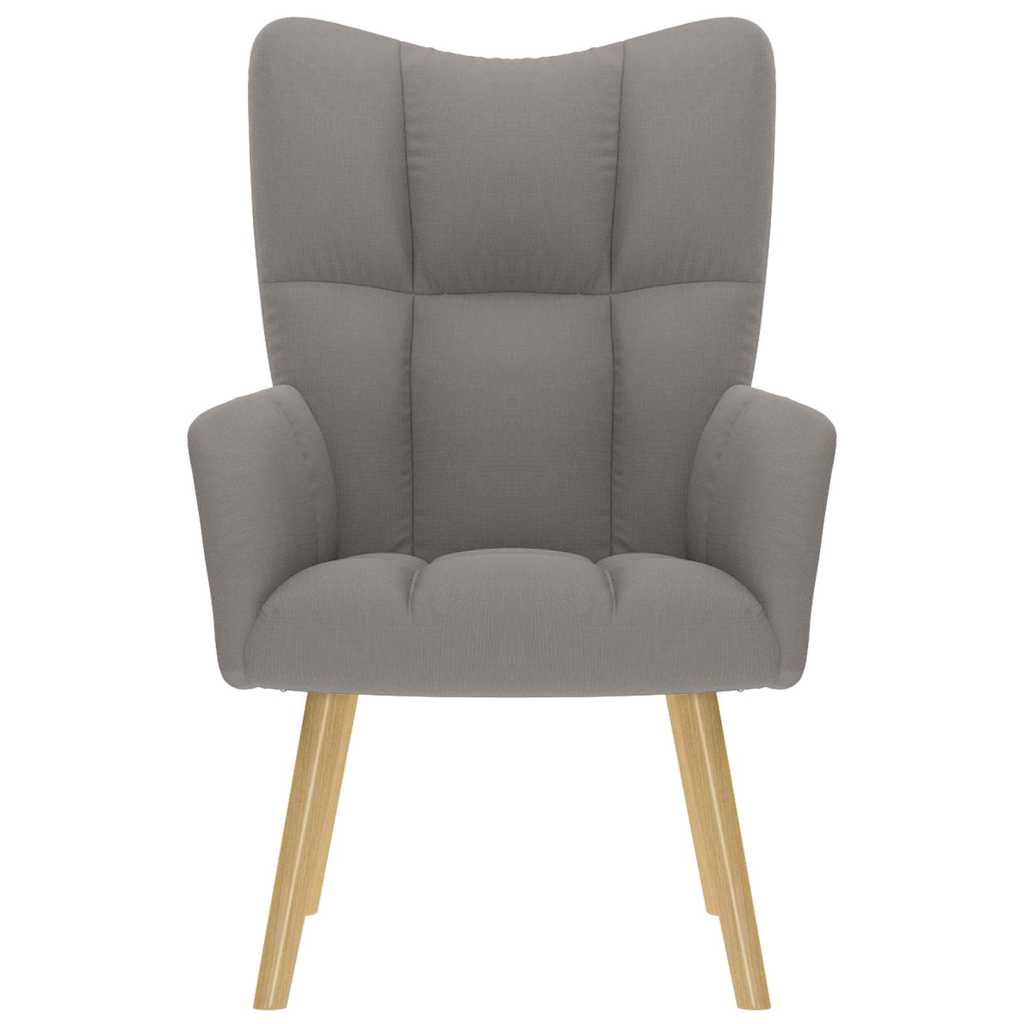 Vidaxl relaxstoel stof taupe