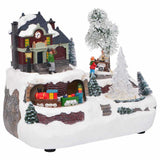 Vidaxl kerst tafelopstelling multikleur 23.5 x 16 x 18.5 cm kunststof