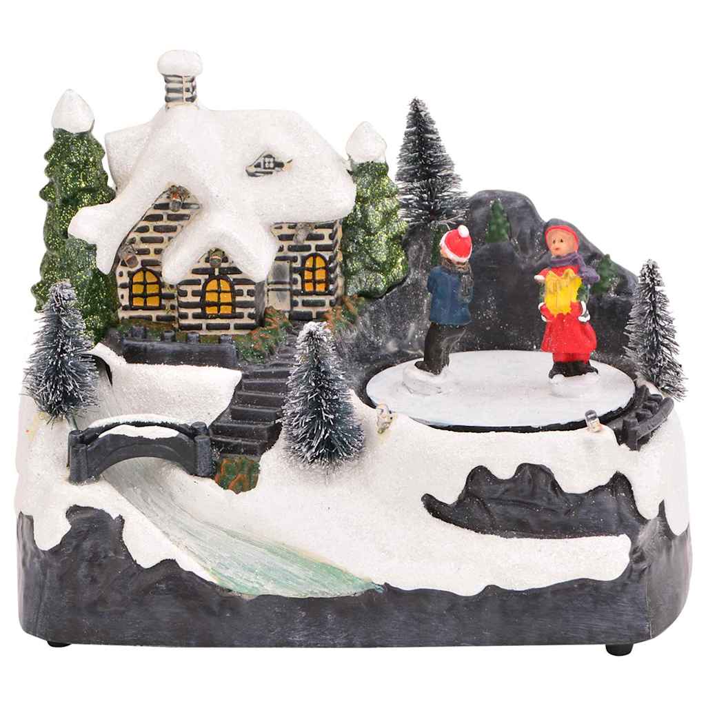 Vidaxl kerst tafelopstelling multikleur 16 x 11,5 x 13 cm kunststof