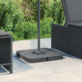 VidaXL 4-teiliges Set Sonnenschirmfüße für Kreuzfuß-Sonnenschirm 100 kg PP