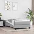 Vidaxl pocketveringmatras voor kinderen medium 80x160 cm stof lichtgrijs