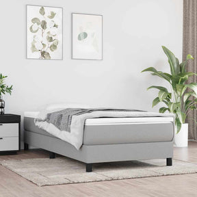 Vidaxl pocketveringmatras voor kinderen medium 80x160 cm stof lichtgrijs