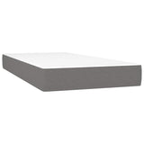 Vidaxl pocketveringmatras voor kinderen medium 80x160 cm stof donkergrijs