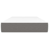 Vidaxl pocketveringmatras voor kinderen medium 80x160 cm stof donkergrijs