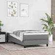 Vidaxl pocketveringmatras voor kinderen medium 80x160 cm stof donkergrijs