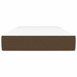 Vidaxl pocketveringmatras voor kinderen medium 80x160 cm stof donkerbruin