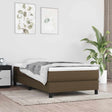 Vidaxl pocketveringmatras voor kinderen medium 80x160 cm stof donkerbruin
