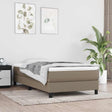 Vidaxl pocketveringmatras voor kinderen medium 80x160 cm stof taupe