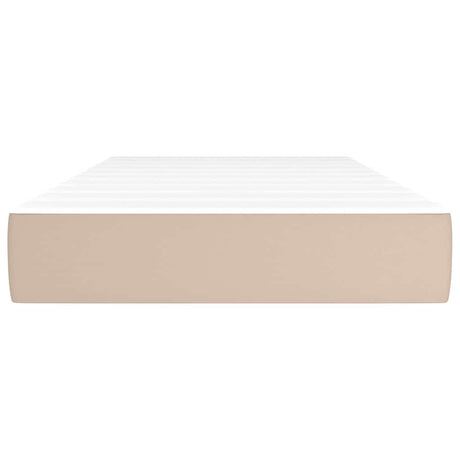 Vidaxl pocketveringmatras voor kinderen medium 80x160 cm cappuccino