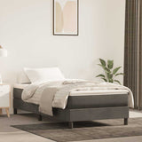 Vidaxl pocketveringmatras medium 80x210x20 cm fluweel donkergrijs