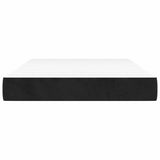 Vidaxl pocketveringmatras medium 120x220x20 cm fluweel zwart