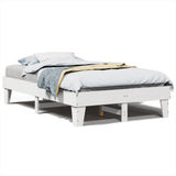 Vidaxl bedframe zonder matras massief grenenhout wit 135x190 cm