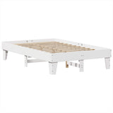 Vidaxl bedframe zonder matras massief grenenhout wit 120x190 cm