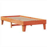 Vidaxl bedframe zonder matras massief grenenhout wasbruin 75x190 cm