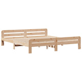 Vidaxl bedframe zonder matras massief grenenhout 200x200 cm